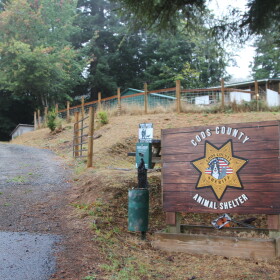The Coos County animal shelter near Coos Bay. Sept. 3, 2026.