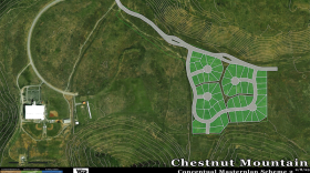 Chestnut Ridge, in Knott, will consist of 57 homes built to house people who lost their homes in last year's floods.