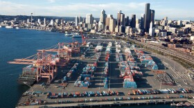 File photo of the Port of Seattle.