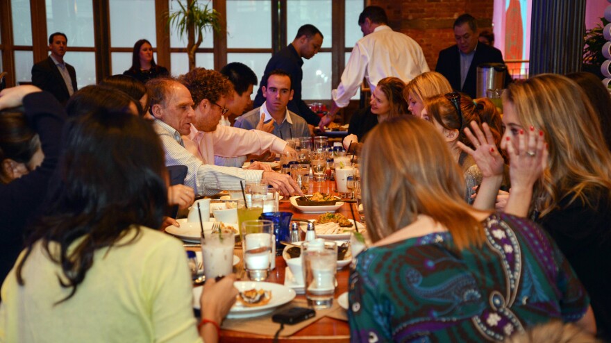 Diners enjoy a Mexican Passover meal at Rosa Mexicano in Washington, D.C., in 2013.