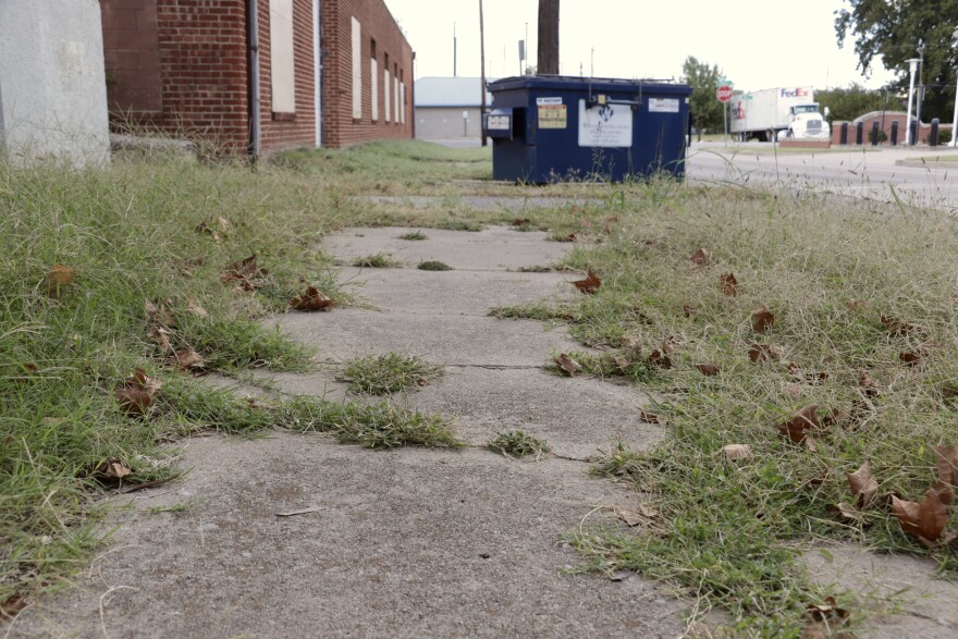 This sidewalk along N. Klein Ave is slated for improvements in Oklahoma City's upcoming bond package.