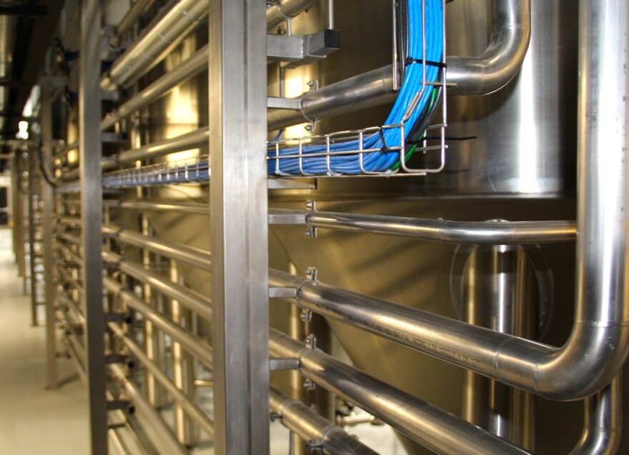 high-tech welding process perfected in Germany was utilized at Alstadt Brewery