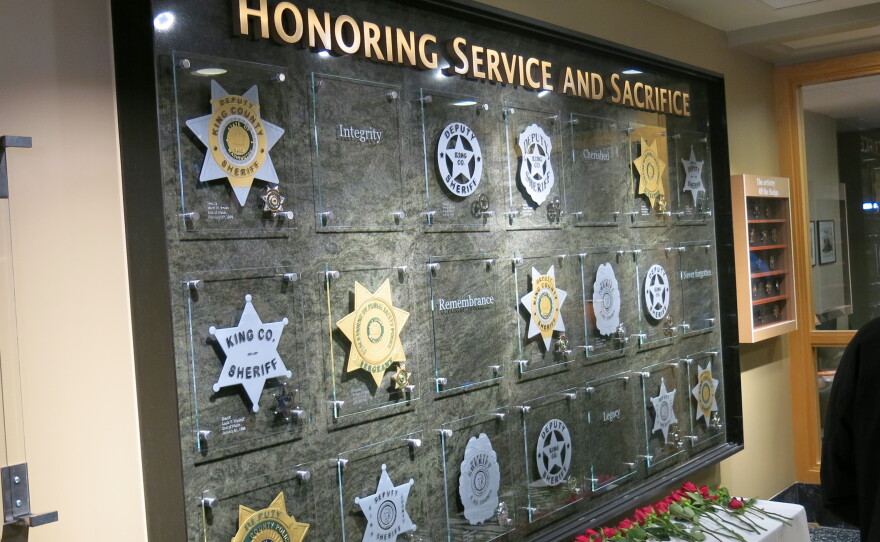 New memorial for King County Sheriff's Officers who died while serving.