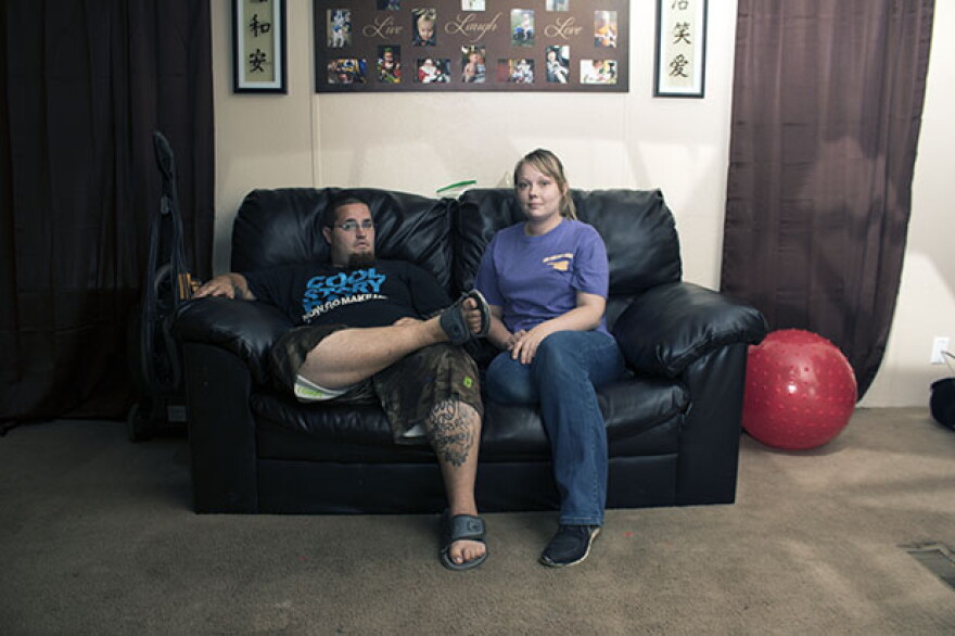 Nathan and Brooke Hall.