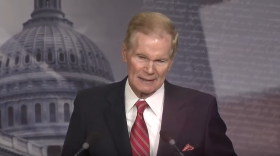 U.S. Sen. Bill Nelson (D-FL) speaking to reporters Monday