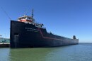 The Steamship William G. Mather has been a fixture on the Downtown Cleveland lakefront at North Coast Harbor since the 1990s, and since 2005 at Dock 32 next to the Great Lakes Science Center.