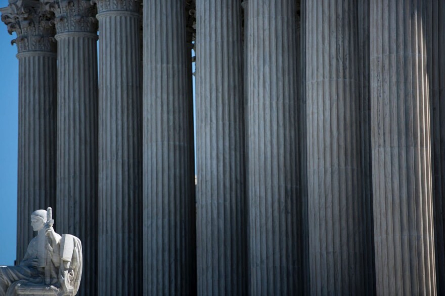 A view of the U.S. Supreme Court during the court's last public session before the summer break, on June 26, 2017 in Washington, D.C. (Brendan Smialowski/AFP/Getty Images)