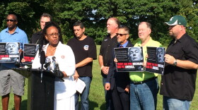 Autoworker of UAW Local 602, Anita Dawson says Trump’s policies are a threat to working families. 