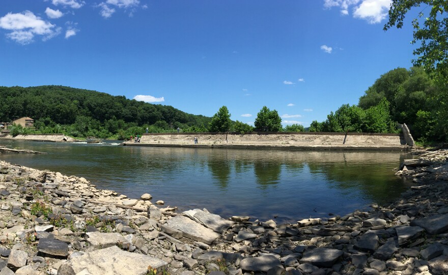 Crews are in the process of demolishing the Oakland Dam in Susquehanna County.