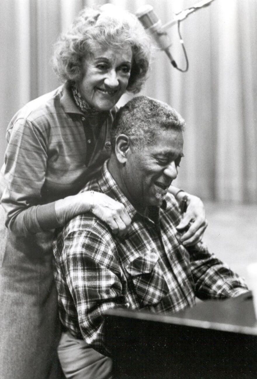 Marian McPartland and Dizzy Gillespie 