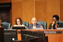 Houston Mayor John Whitmire calls for the city council to repeal an ordinance on April 14, 2026.