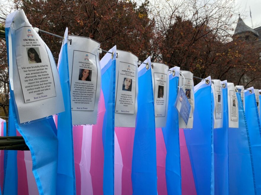 Saturday was Transgender Day of Remembrance. Salt Lake City honored transgender people who were killed over the past year by displaying flags and highlighting the stories of those who died. This story and more in Monday morning's news brief.