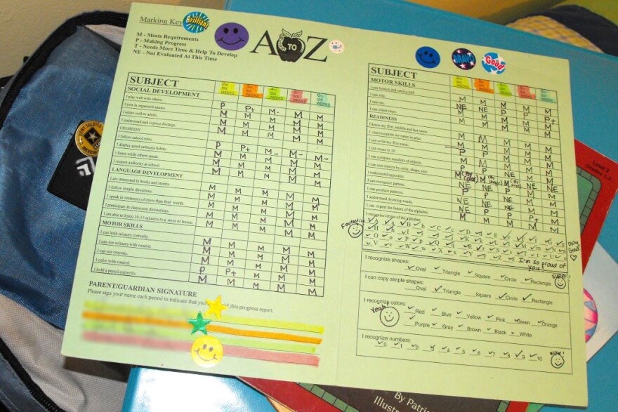 Unlike student report cards, the replacement for A through F ratings for schools will focus on information like standardized testing pass rates, graduation rates and the percentage of students enrolled in Advanced Placement and dual credit courses.