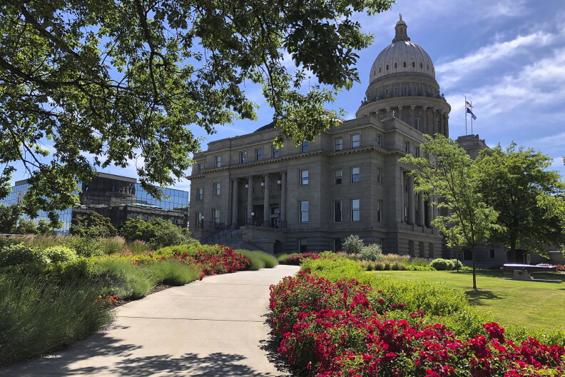 The Idaho State Capitol in Boise, Idaho.