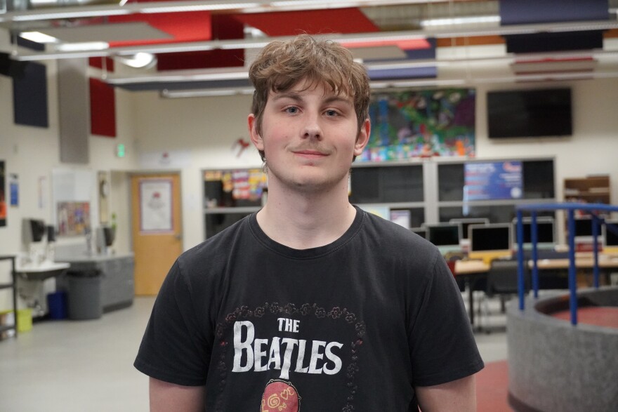 KUNR's Youth Media Lucas Hinds.