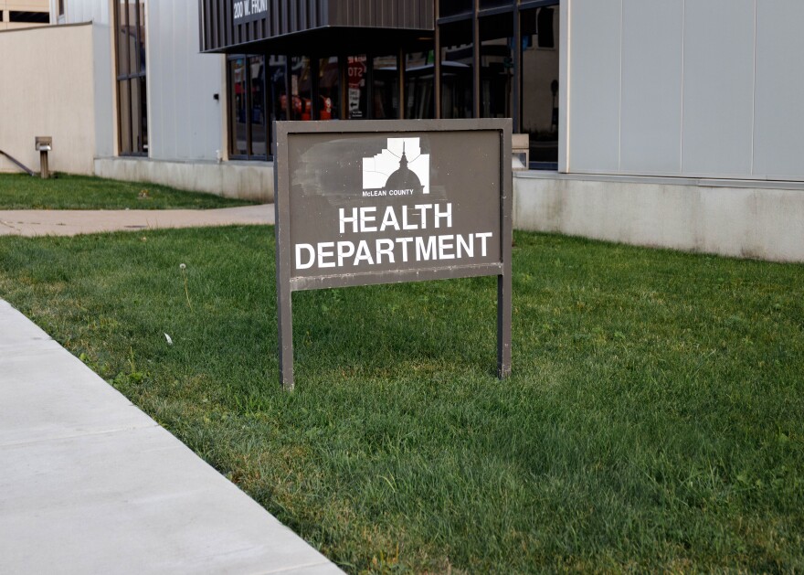 McLean County Health Department sign