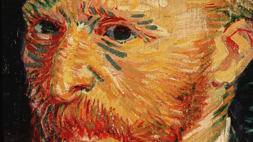 An 1887 self-portrait by artist Vincent van Gogh from the Musée d'Orsay in Paris. Another van Gogh painting was stolen from a Dutch museum early Monday morning.