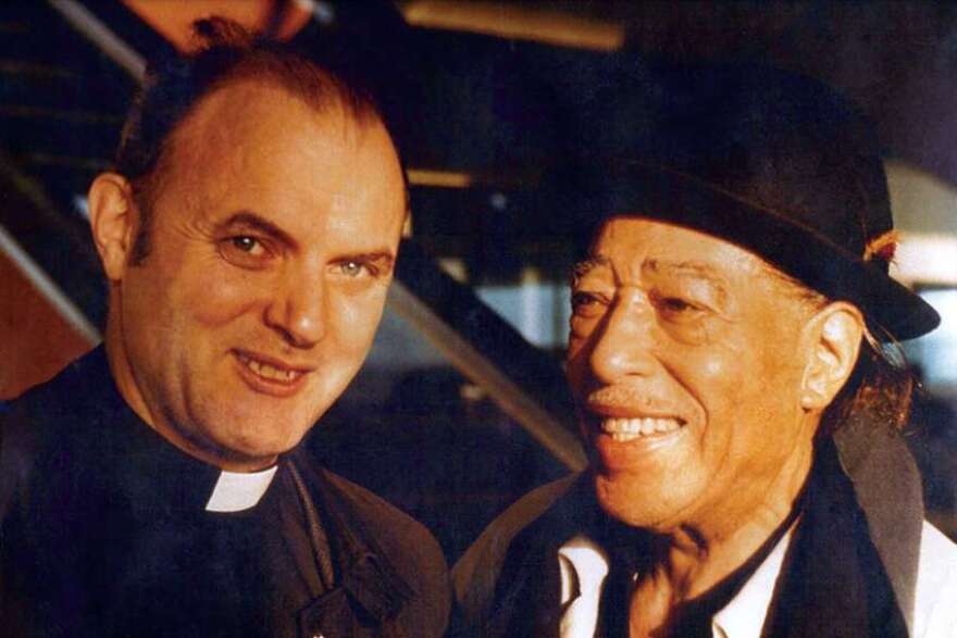 Father Gerald Pocock and Duke Ellington