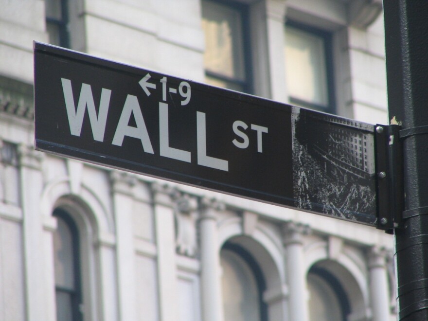 Wall Street sign.