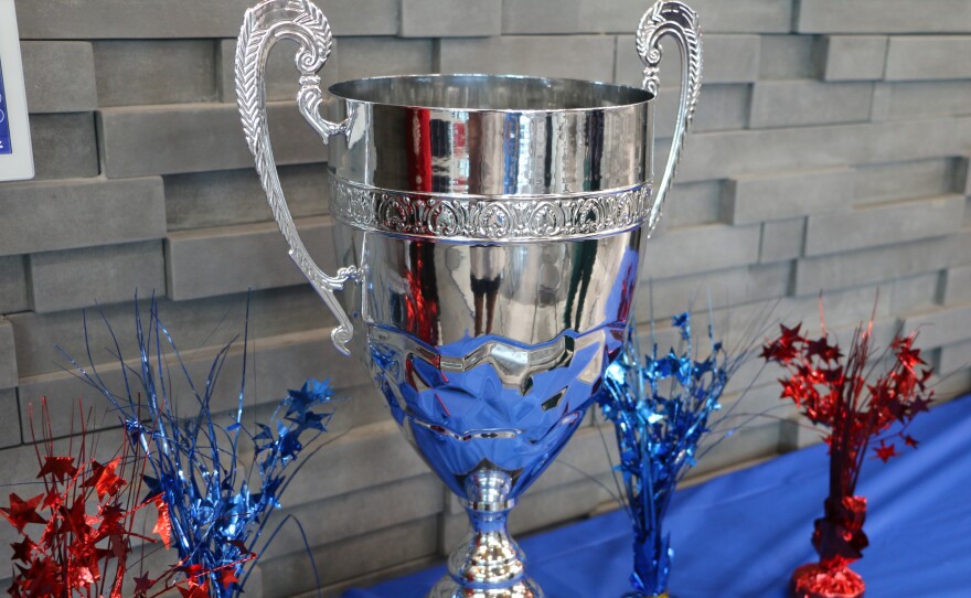 The Guns vs. Hoses rivalry amidst the small town of Abilene fuels the success of this fundraiser. The winner gets to keep this beloved trophy in their possession until the next year rolls around.