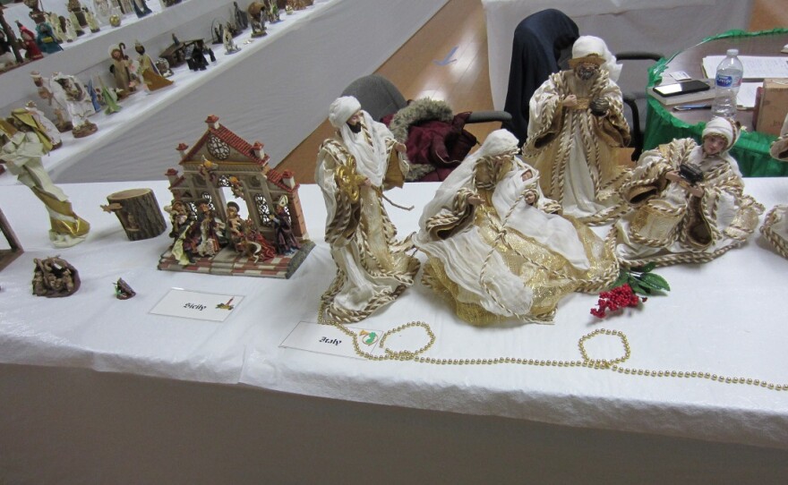 A view of just some of the more traditional Nativity scenes, among more than 300 on display at Our Lady of Fatima Shrine in Lewiston.