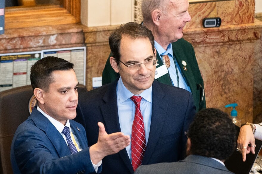 Colorado Attorney General, and candidate for governor, Phil Weiser, arrives for Gov. Jared Polis's State of the State address, Jan. 9, 2025.