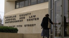 Arguments took place in Douglas County District Court, seen here before a hearing on a challenge to a different law in November.