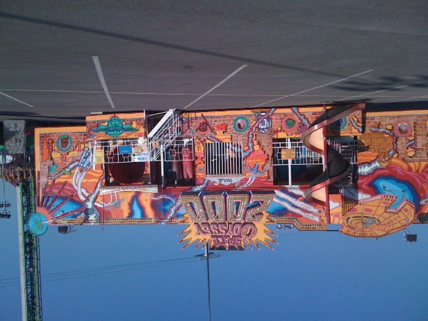 One of the fun houses at this year's Tulsa State Fair.