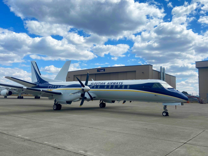 The airline would service Unalaska and other communities in the Aleutian Islands in Saab 2000 airplanes.