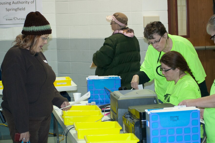 Ronna Lancaster recieving services at "Every One Counts." Photo Credit- Community Partnership of the Ozarks