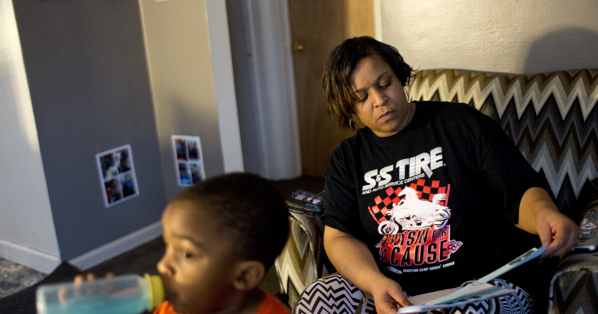 Npr Program Types Despite Tough Year, Flint Mother Stays Strong For Her Children