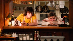 left to right: Dominic Sessa and Leo Woodall in Matt Johnson’s ‘Tony.’