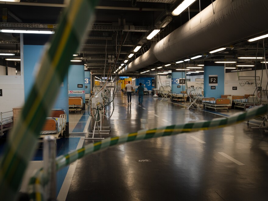Israel's largest trauma hospital, in Haifa, has converted a three-floor underground parking garage into a hospital.
