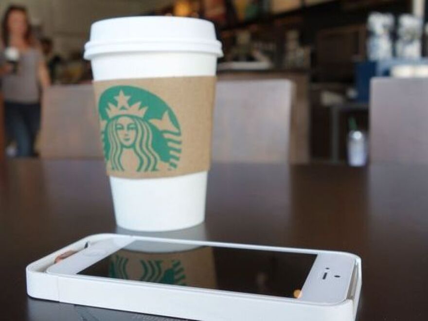 Soon, you'll be able to recharge at Starbucks, and charge your device.