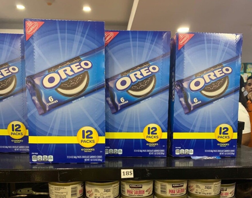 $18 Oreo's for sale in Caracas, Venezuela. (Emiliana Duarte)