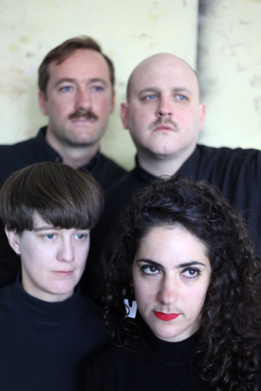 Top L-R: Andrew Luttrell (Bass), Scott Moore (Guitar) Bottom L-R: Jess Scott (Vocals, Guitar), Diane Anastasio (Drums)