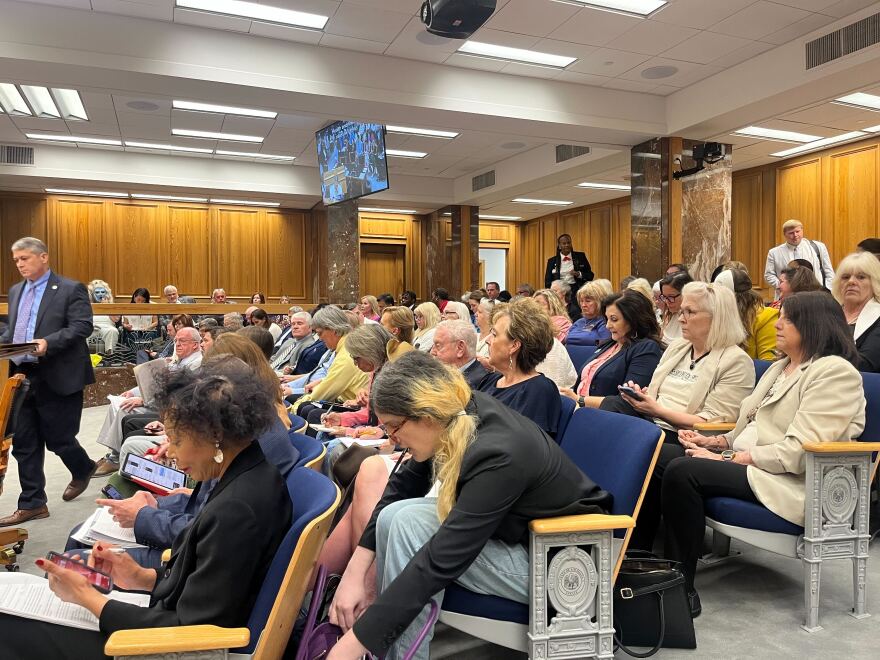 A Senate committee meeting to hear a bill that would ban gender-affirming health care for minors was packed on May 24, 2023, and lasted hours as residents gave emotional testimony and lawmakers debated the bill. The proposal ultimately failed.