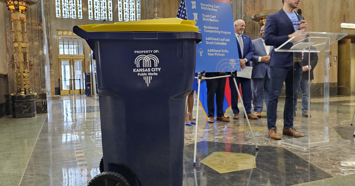 Kansas City is tackling trash with rolling recycling bins and a new  composting program