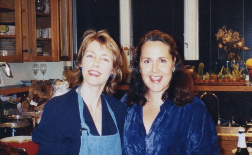 Pamela Hogan (left), director and producer of the documentary, with her friend Laury Sacks in 2000.