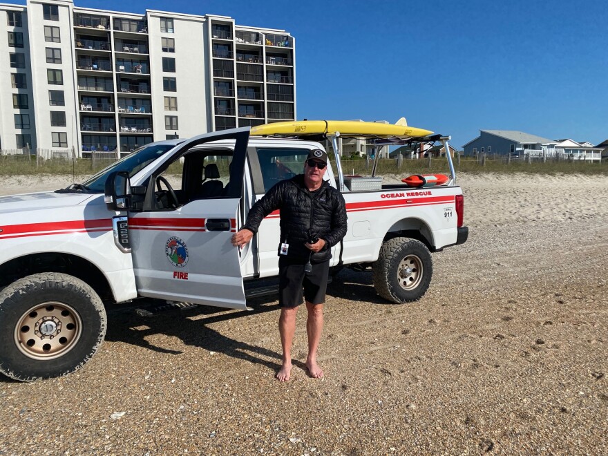 Wrightsville Beach Ocean Rescue Director Dave Baker says to ask the lifeguard about the day's conditions.