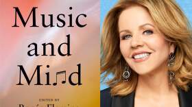 The cover of "Music and Mind: Harnessing the Arts for Health and Wellness" and editor Renée Fleming. (Courtesy)