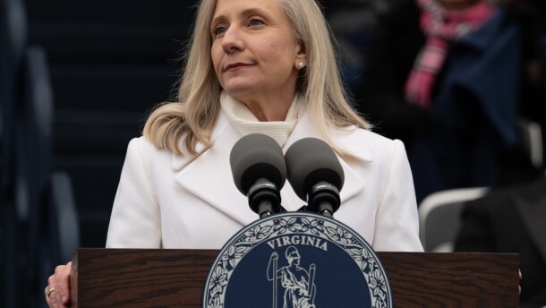 At a time of major political divisions, Abigail Spanberger speaks about her vision for a unified and economically sound Commonwealth during her inaugural address on January 17, 2026.
