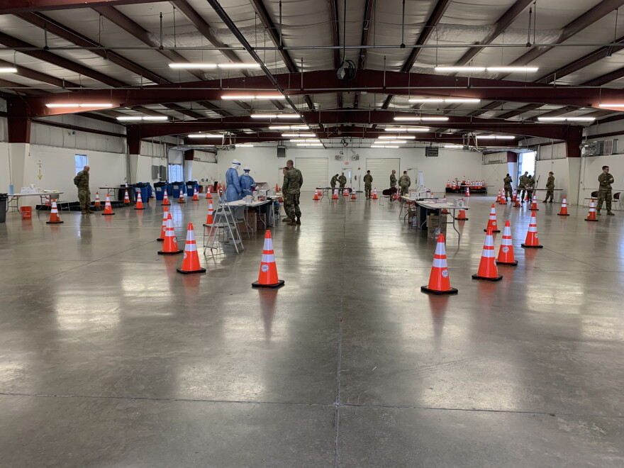COVID-19 testing continues daily at the Interstate Center in Bloomington.