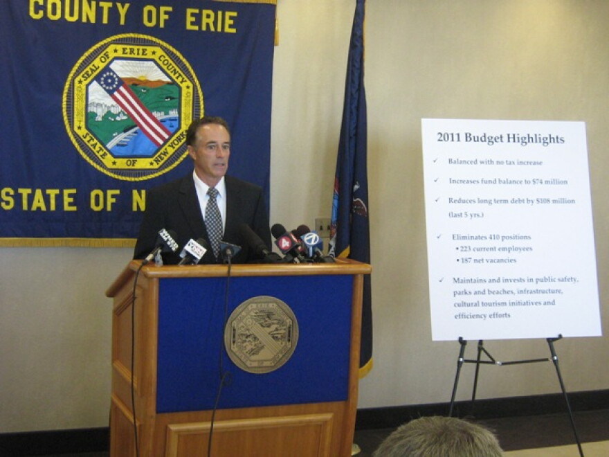 County Executive Chris Collins unveils his proposed budget
