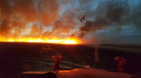 A fire which broke out Wednesday night in the hills above Prosser is now 80 percent contained. 