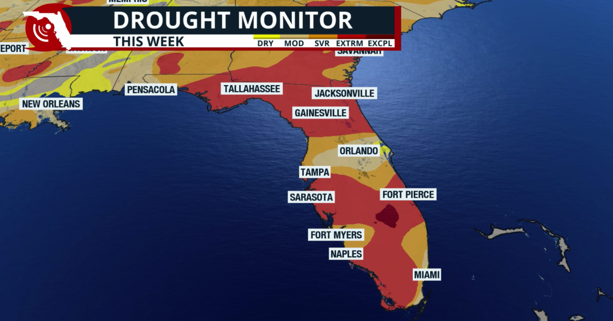 Florida's drought continues to worsen, extreme drought grows 20 percent