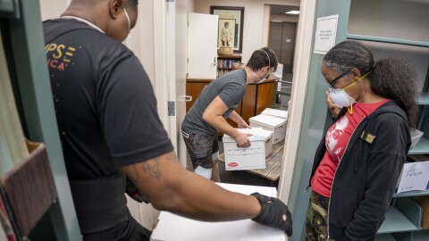 Using the grant, the museum has hired interns and archival staff, purchased collections management software and moved the materials into temporary safe storages.