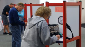 Voters cast their ballots early at The Jeffersonian on Nov. 3, 2022.