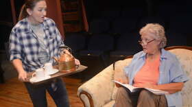 Tea and not-exactly-sympathy with Dana Skiles and Jennifer Kingry.
