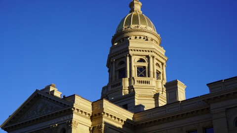 The Wyoming State Capitol Building in Cheyenne.